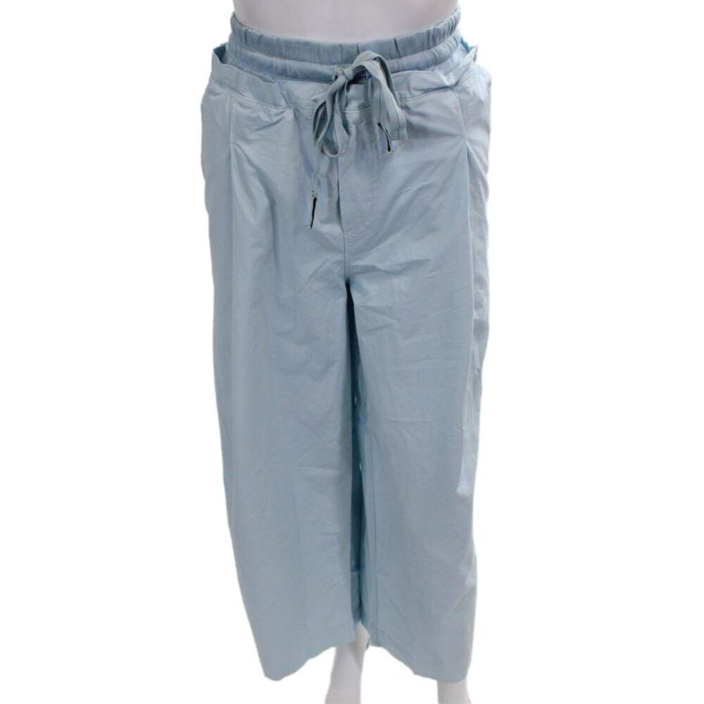 Stateside Women Sweatpants Blue Cotton Drawstring Size S